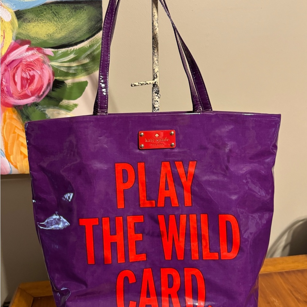 Kate Spade Purple Tote Bag